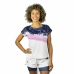 Camisola de Manga Curta Mulher Cartri Bastet Cor de Rosa Lilás Branco Padel