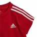 Conjunto Deportivo para Bebé Adidas Three Stripes Rojo