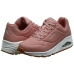 Sportssneakers til damer Skechers Stand On Air Pink Laksefarvet