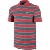 Polo de Manga Curta Homem Nike Matchup Stripe 2 Cinzento Vermelho