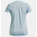 Kortærmet T-shirt til Kvinder Under Armour Tech Twist Lyseblå