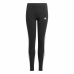 Leggings Sportivi per Bambini Adidas Essentials 3 Stripes Nero