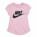 Maglia a Maniche Corte per Bambini Nike Futura SS Rosa