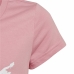 T-Shirt met Korte Mouwen voor kinderen Adidas  Graphic  Roze