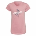 Kurzarm-T-Shirt für Kinder Adidas  Graphic  Rosa