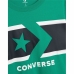 Maglia a Maniche Corte per Bambini Converse Stripe Star Chevron  Verde