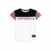 T-Shirt met Korte Mouwen voor kinderen Converse Retro Sport Wit