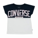 Kurzarm-T-Shirt für Kinder Converse Worldwide Dunkelblau