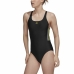 Costume da Bagno Donna Adidas 3S Mid  Nero