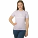 Dames-T-Shirt met Korte Mouwen Converse Seasonal Star Chevron Lavendel