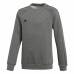 Jungen Sweater ohne Kapuze Adidas Core 18 Dunkelgrau