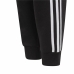 Dětské tepláky Bottoms Adidas  Essentials 3 Ban Černý