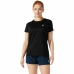 Dames-T-Shirt met Korte Mouwen Asics Core SS Zwart