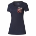 Dames-T-Shirt met Korte Mouwen Puma Style Athl Tee Donkerblauw