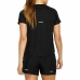 Dames-T-Shirt met Korte Mouwen Asics  Icon SS Zwart