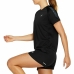 Camiseta de Manga Corta Mujer Asics  Icon SS Negro