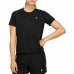 Dames-T-Shirt met Korte Mouwen Asics  Icon SS Zwart