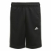 Short de Sport pour Enfants Adidas  D2M 3 Stripes Noir