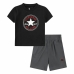 Sportoutfit voor kinderen Converse Zwart/Gris