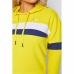 Sudadera con Capucha Mujer Fila Ella Amarillo