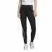 Leggings Sportivo da Donna Adidas 3 Stripes  Nero