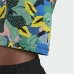 Női rövidujjú póló Adidas Cropped Fekete (42)