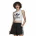 Ermeløs dame-t-skjorte Adidas Tank  Hvit