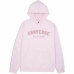 Uniseks Hoodie Converse Classic Fit All Star Single Screen Roze