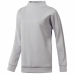 Sudadera sin Capucha Mujer Reebok Training Supply Crew Gris claro