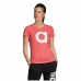 Camiseta de Manga Corta Mujer Adidas Essentials Rosa claro