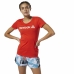 Camisola de Manga Curta Mulher Reebok Scoop Neck Vermelho