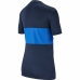 Camisola de Manga Curta Infantil Nike Dri-FIT Academy Azul