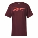 Heren-T-Shirt met Korte Mouwen Reebok RI Logo Kastanjebruin