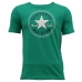 T-Shirt met Korte Mouwen voor kinderen Converse Core Chuck Taylor Patch Groen