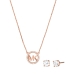 Ensemble Collier et Boucles d'oreille Femmes Michael Kors MKC1260AN