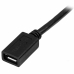 Cable Micro USB Startech USBUBEXT50CM         Negro