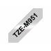 Laminated Tape for Labelling Machines Brother TZe-M951 Black/Silver