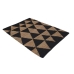 Carpet Romimex Natural Black 160 x 230 x 2 cm