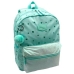 Mochila Escolar Blin-Blin Menta 42 x 31 x 14 cm Corazones