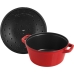 Bandeja para Forno Zwilling La Cocotte Vermelho Ferro Fundido Ø 24 cm (3 Unidades)