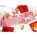 Teclado sem Fios Ducky DKON2108-SUSPDGOWWPC2 Cor de Rosa QWERTY