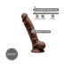 Dildo Silexd Castanho Silicone