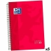 Cuaderno Oxford Europeanbook 5 Rojo A4+ 120 Hojas (5 Unidades)