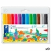 Conjunto de Canetas de Feltro Staedtler Noris Club Multicolor (10 Unidades)