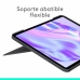 Tablet kap Logitech iPad Pro 2024 Zwart Qwerty Spaans QWERTY