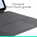 Custodia per Tablet Logitech iPad Pro 2024 Nero Qwerty in Spagnolo QWERTY