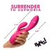 Vibrador Dupla Estimulação XR Cor de Rosa Silicone