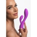 Dubbele Stimulatie Vibrator XR Paars Siliconen