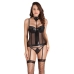 Conjunto de Lingerie S Pleasures Preto (Tamanho único)