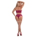 Compleu de lenjerie Exposed Roz Bordo (L/XL)